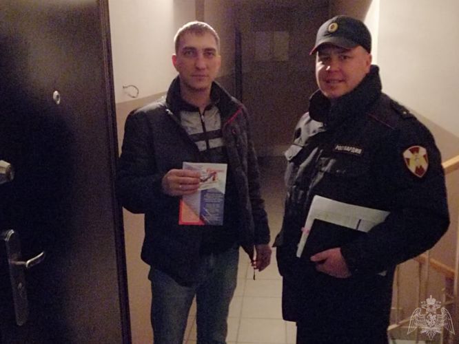 В Кузбассе завершился четвертый этап масштабной профилактической акции Росгвардии «Безопасный дом, подъезд, квартира»