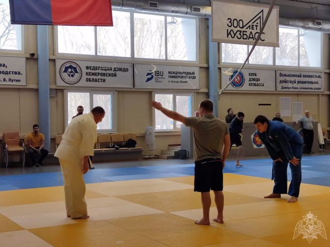 В Кузбассе среди подразделений Росгвардии прошел областной чемпионат по дзюдо