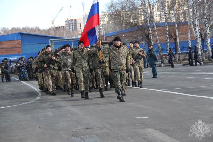 В Кузбассе Росгвардия начала подготовку к параду Победы