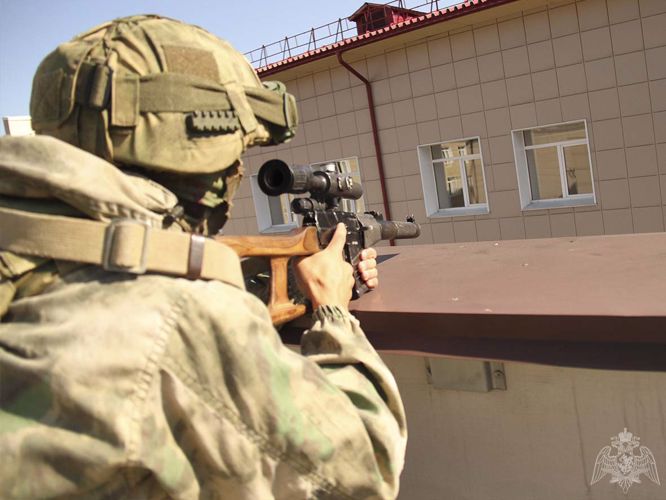 Активная фаза учения Росгвардии «Заслон-2021» проходит в Кузбассе