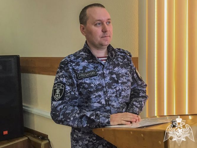 Офицер Росгвардии рассказал студентам о пользе своей службы (ВИДЕО)