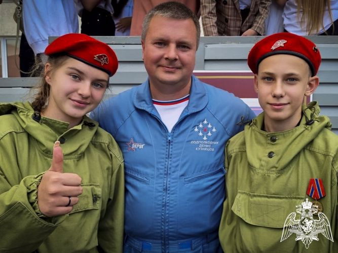 В Кемерове юнгвардейцы встретились со «Стрижами» (ФОТО)