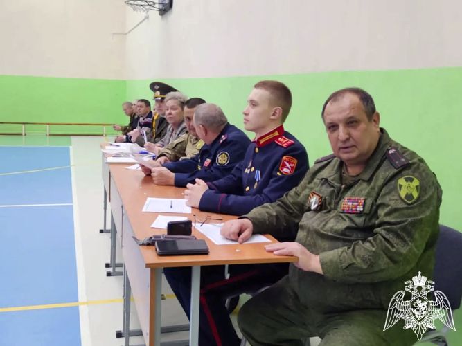 Представители Росгвардии оценили строевую подготовку кемеровских юнармейских отрядов