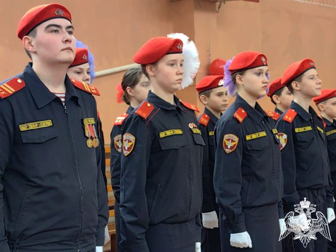 Воспитанники Росгвардии стали победителям смотра-конкурса среди юнармейских отрядов