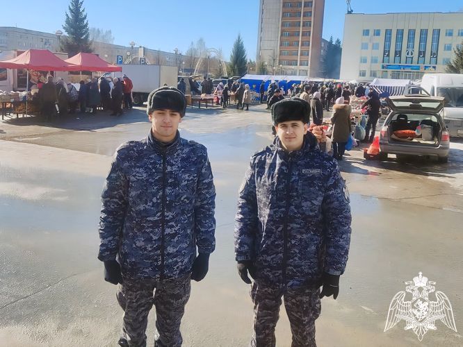 Росгвардейцы обеспечили безопасность массовых мероприятий в Кузбассе