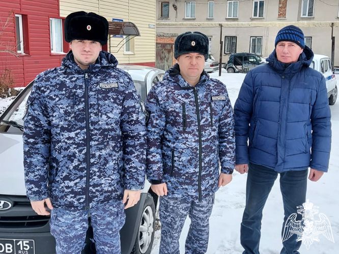 Росгвардейцы оказали помощь молодой юргинской семье при пожаре (ФОТО)
