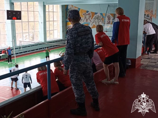 Безопасность физкультурно-спортивного фестиваля обеспечили росгвардейцы в Кузбассе