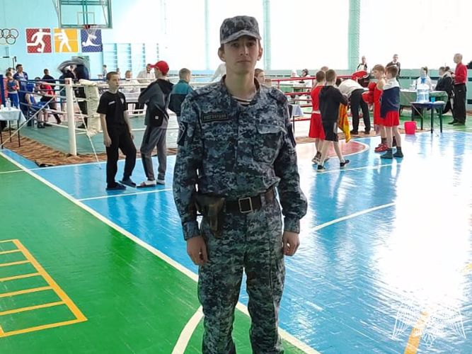 Безопасность регионального чемпионата по боксу обеспечили росгвардейцы в Кузбассе 