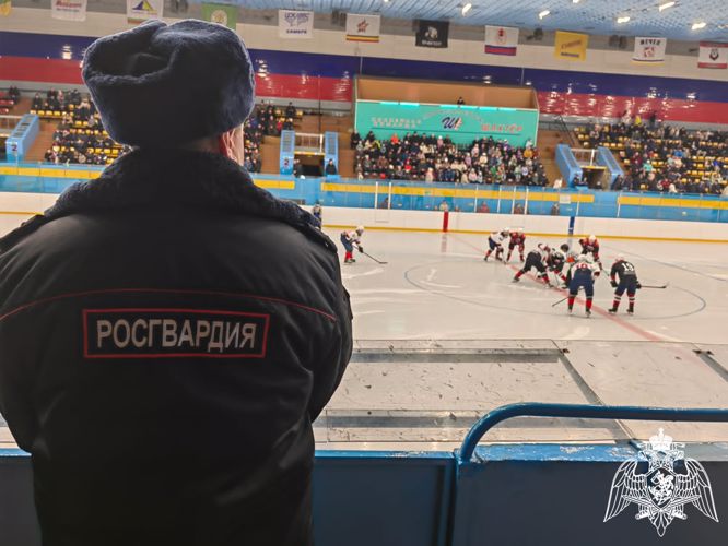 Росгвардия обеспечила правопорядок на заключительных матчах чемпионата Сибирской студенческой хоккейной лиги в Кузбассе
