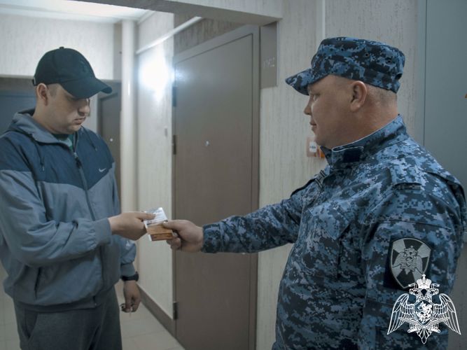 В Кузбассе дан старт второму этапу профилактической операции Росгвардии – «Безопасный дом, подъезд, квартира»  (ВИДЕО)