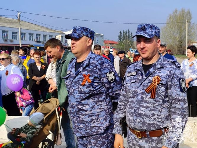 Росгвардия обеспечила безопасность празднования Дня Победы в Кузбассе