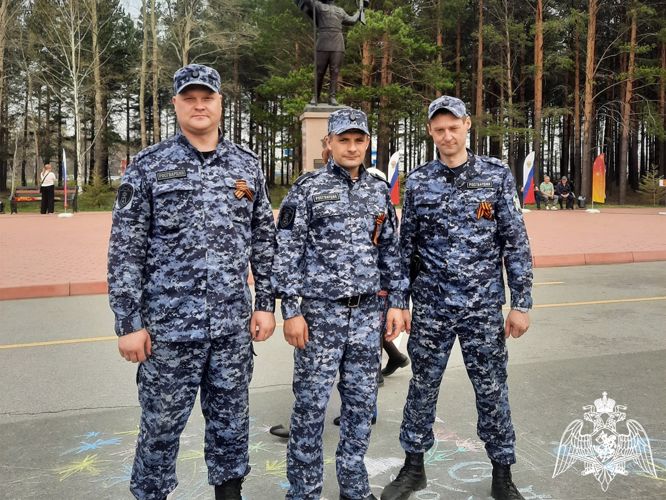 Росгвардия обеспечила безопасность празднования Дня Победы в Кузбассе