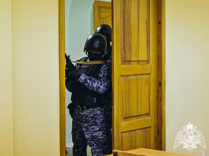 В Кузбассе при участии Росгвардии прошли межведомственные учения