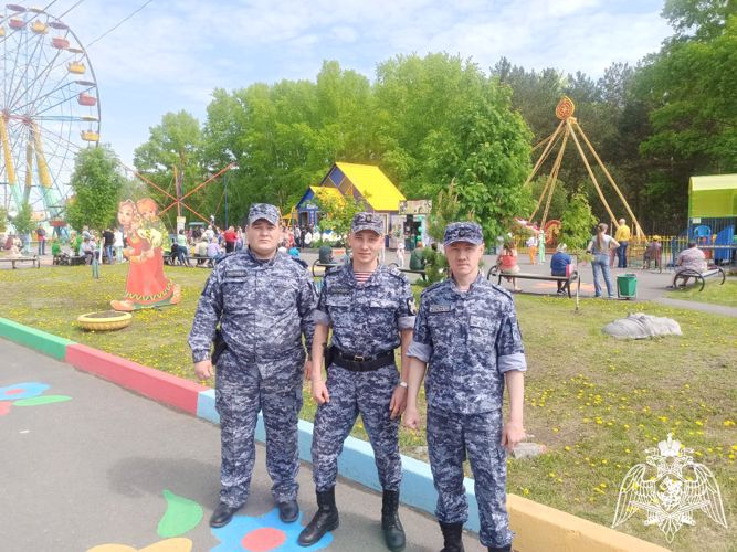 Росгвардейцы обеспечили безопасность юных жителей Кузбасса в День защиты детей 