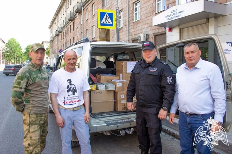 Кузбассовцы поддерживают росгвардейцев, предоставляя дополнительное снаряжение и оборудование 