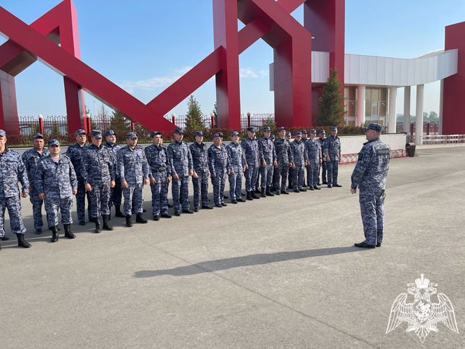 Кузбасские росгвардейцы стали участниками Всероссийского полумарафона 
