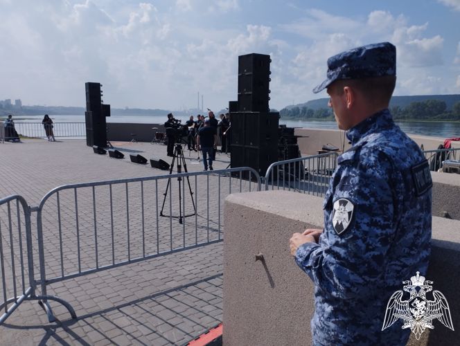 Росгвардейцы обеспечили безопасность мероприятий в городах Кузбасса