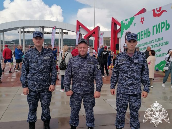 Росгвардейцы обеспечили безопасность всероссийского праздника в Кузбассе