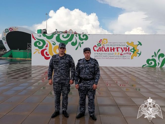 Росгвардейцы обеспечили безопасность всероссийского праздника в Кузбассе