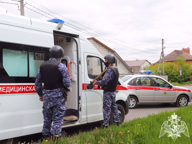 Росгвардейцы пресекли противоправные действия в отношении медиков