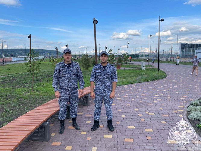 Росгвардейцы обеспечили безопасность участников первого ночного забега в Кузбассе