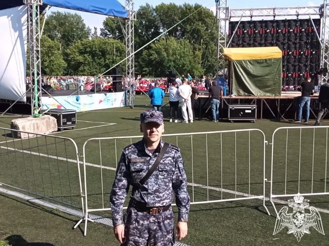 Росгвардейцы обеспечили безопасность мероприятий в городах Кузбасса