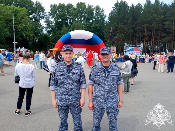 Кузбасские росгвардейцы обеспечили правопорядок на патриотическом фестивале-конкурсе