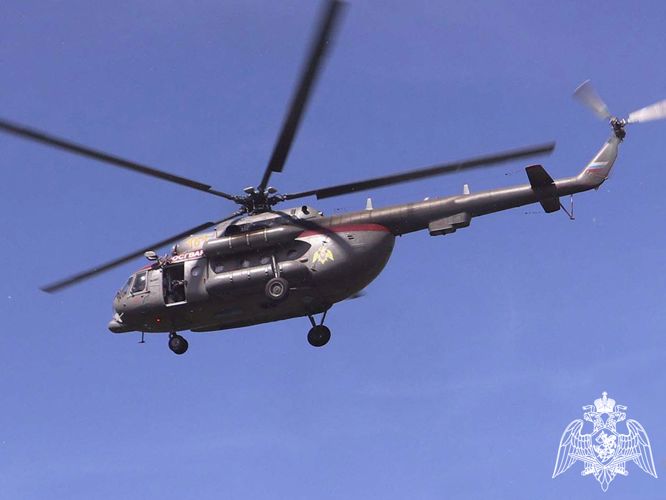 В Кемерове Росгвардии выполнили учебно тренировочные-полеты 