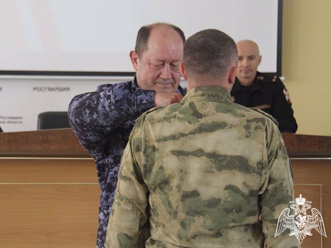 Росгвардейцам в Кузбассе вручены государственные награды