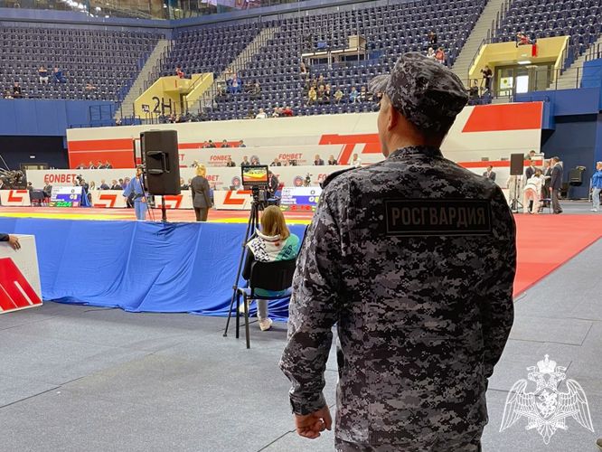 Росгвардейцы обеспечивают безопасность чемпионата России по дзюдо в Кемерове
