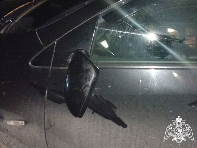 Росгвардейцы пресекли повреждение чужого авто (ФОТО)