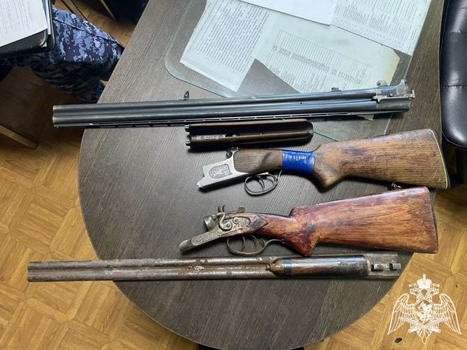В Кузбассе местный житель выдал росгвардейцам незаконный арсенал покойного отца (ВИДЕО)