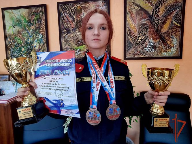 Воспитанница Росгвардии из Кузбасса стала призером чемпионата мира по универсальному бою