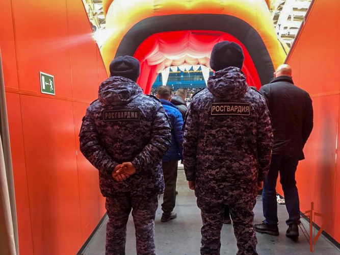 Росгвардия обеспечила безопасность матчей всероссийских игр в Кузбассе