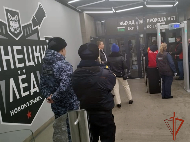 Росгвардия обеспечила безопасность хоккейных матчей в Новокузнецке