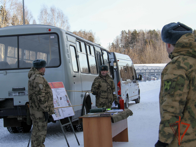В Кузбассе в подразделениях Росгвардии начался зимний период обучения