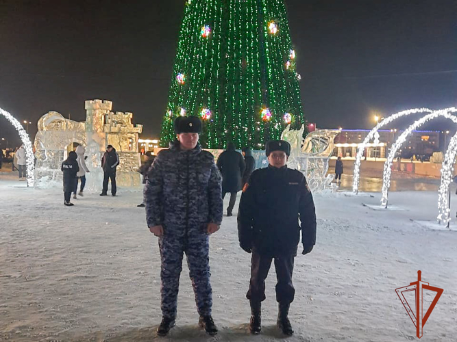 Росгвардейцы обеспечили безопасность кузбассовцам в новогоднюю ночь