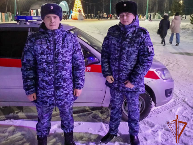 Росгвардейцы обеспечили безопасность кузбассовцам в новогоднюю ночь