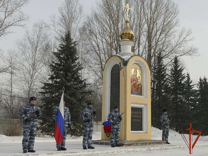 В Кузбассе вспоминают погибших омоновцев