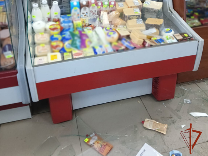 Росгвардейцы задержали дебошира, повредившего имущество торговой точки (ФОТО)