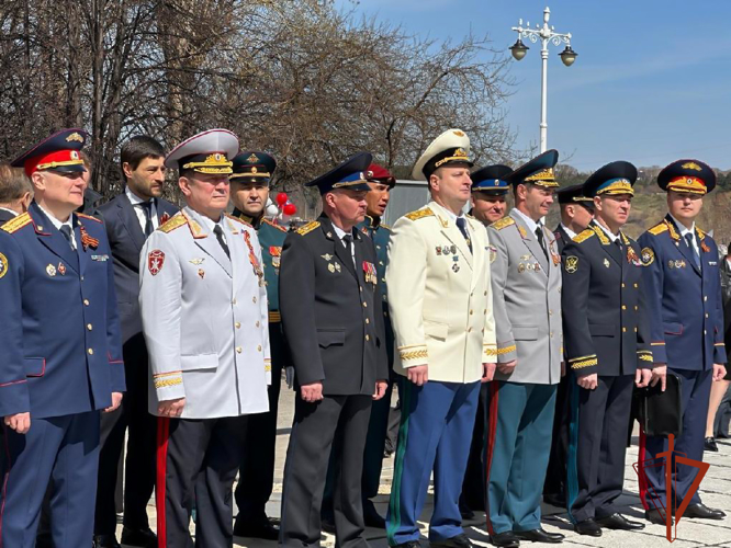 Начальник территориального управления Росгвардии Кузбасса отдал дань уважения подвигам защитников родины во время Великой Отечественной войны