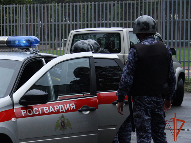 Росгвардейцы задержали горожанина, который может быть причастен к совершению противоправных действий в торговой точке (ВИДЕО)
