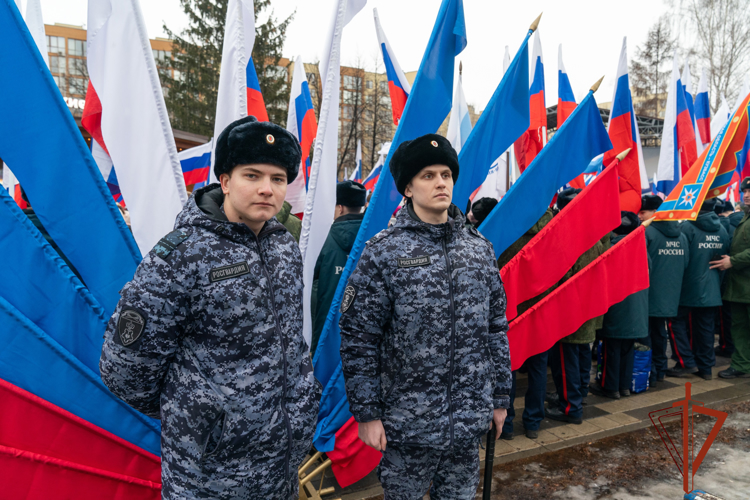 Росгвардейцы приняли участие в митинге-концерте «Крымская весна» и обеспечили безопасность мероприятия 