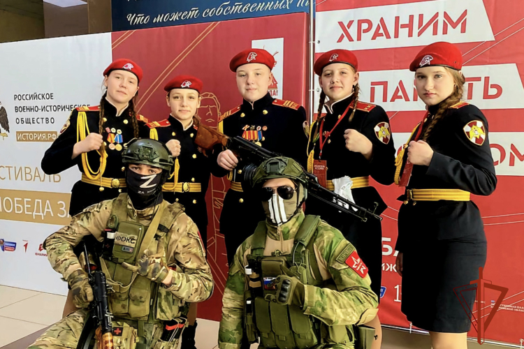 Кадеты Росгвардии стали участниками всероссийского проекта «Хранители истории» 