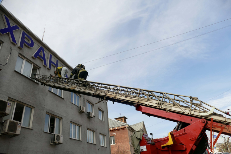В Кузбассе прошли совместные учения Росгвардии и МЧС