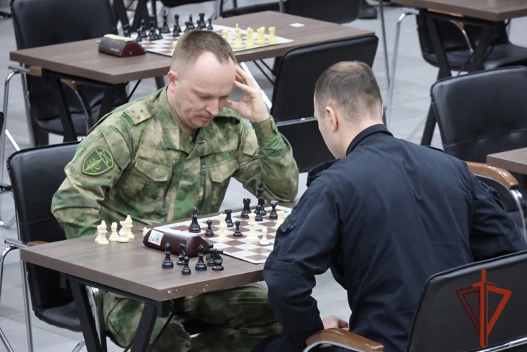 Сборная Кузбасса стала призером чемпионата Сибирского округа Росгвардии по шахматам 