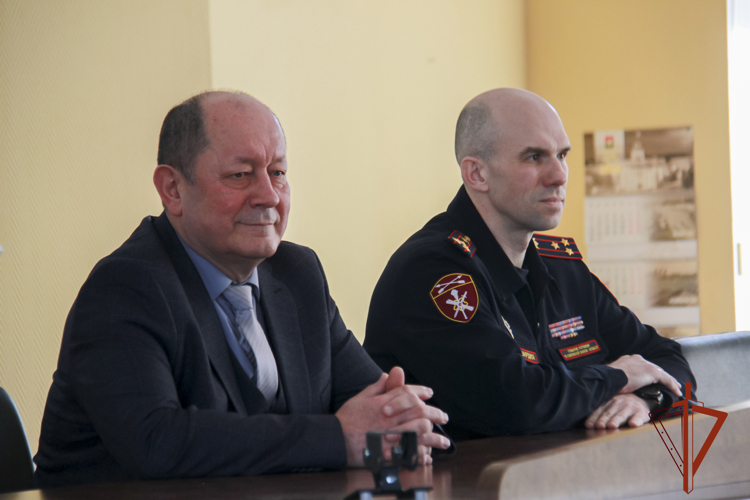В Кемерове проводили на заслуженный отдых первого руководителя территориального управления Росгвардии по Кузбассу