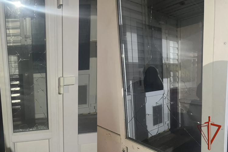 Росгвардейцы задержали нарушителей, повредивших окна пункта общественного питания
