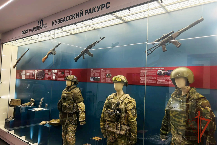 В Кузбассе открылась первая музейная экспозиция, посвященная Росгвардии