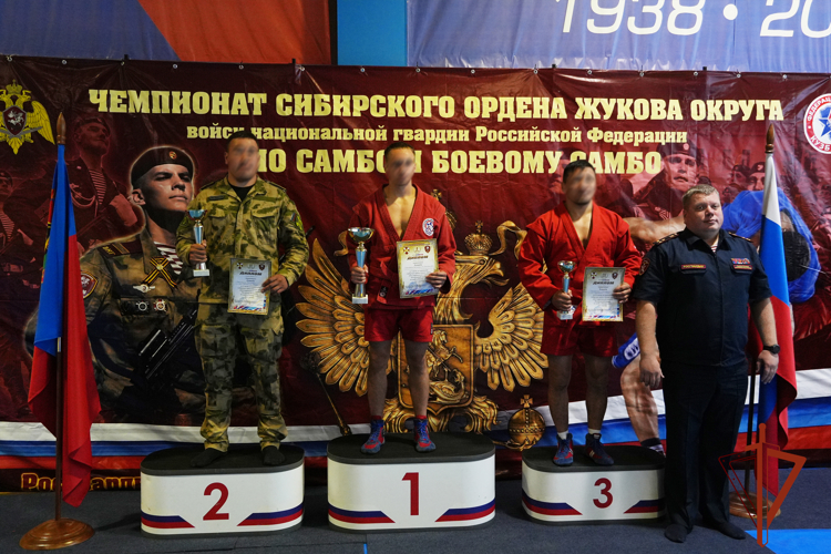 В Кузбассе прошел Чемпионат Сибирского ордена Жукова округа Росгвардии по самбо и боевому самбо